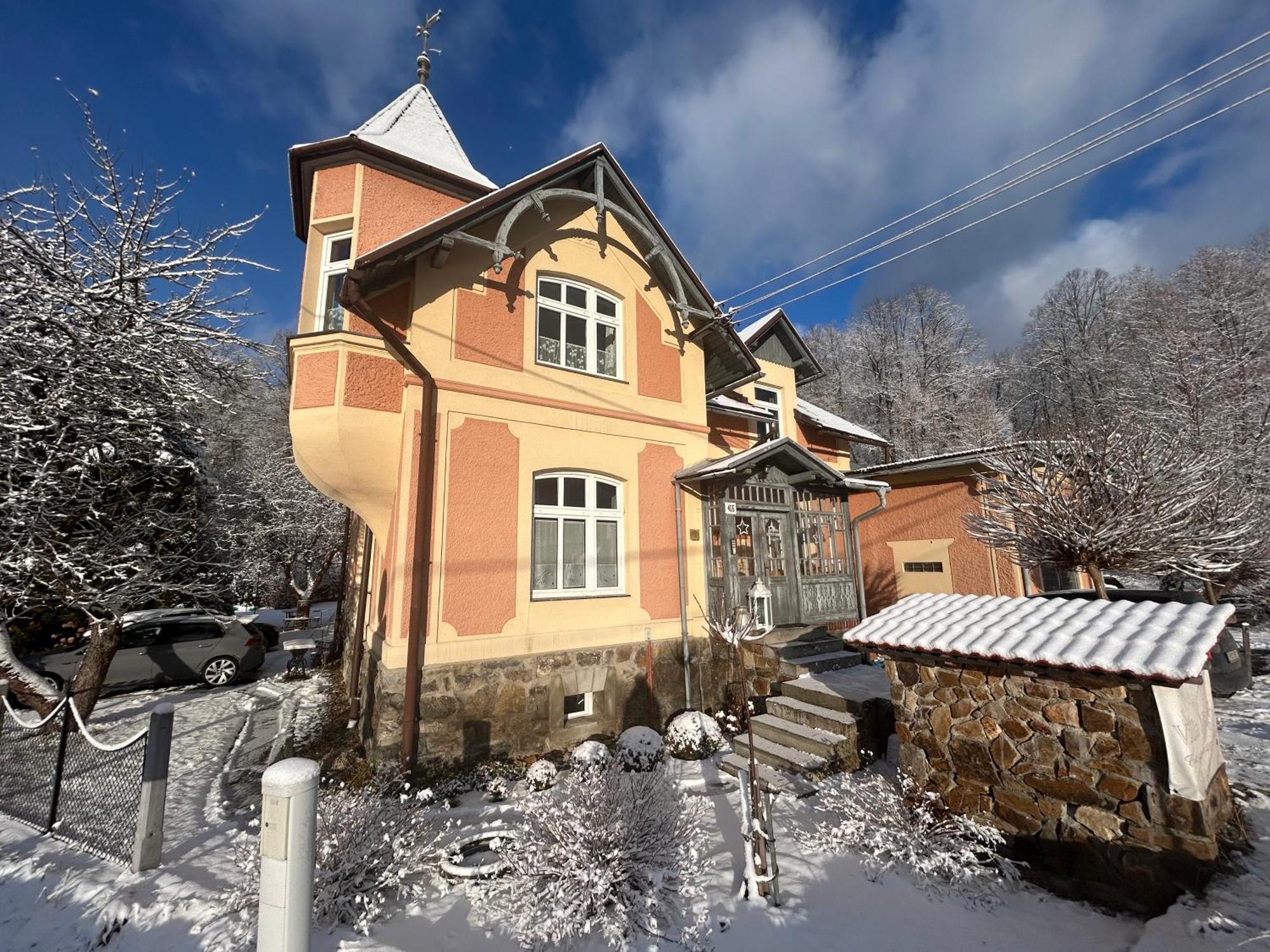 Apartmany Villa Magnolie Lipová-lázně Buitenkant foto